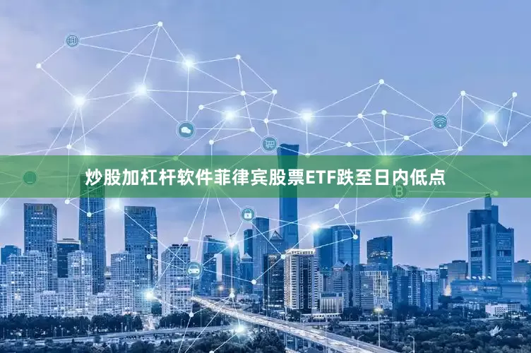 炒股加杠杆软件菲律宾股票ETF跌至日内低点